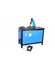 Electric rolling and curling machine for wrought iron
