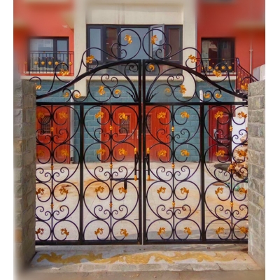 Wrought iron gates