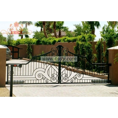 Wrought iron gates